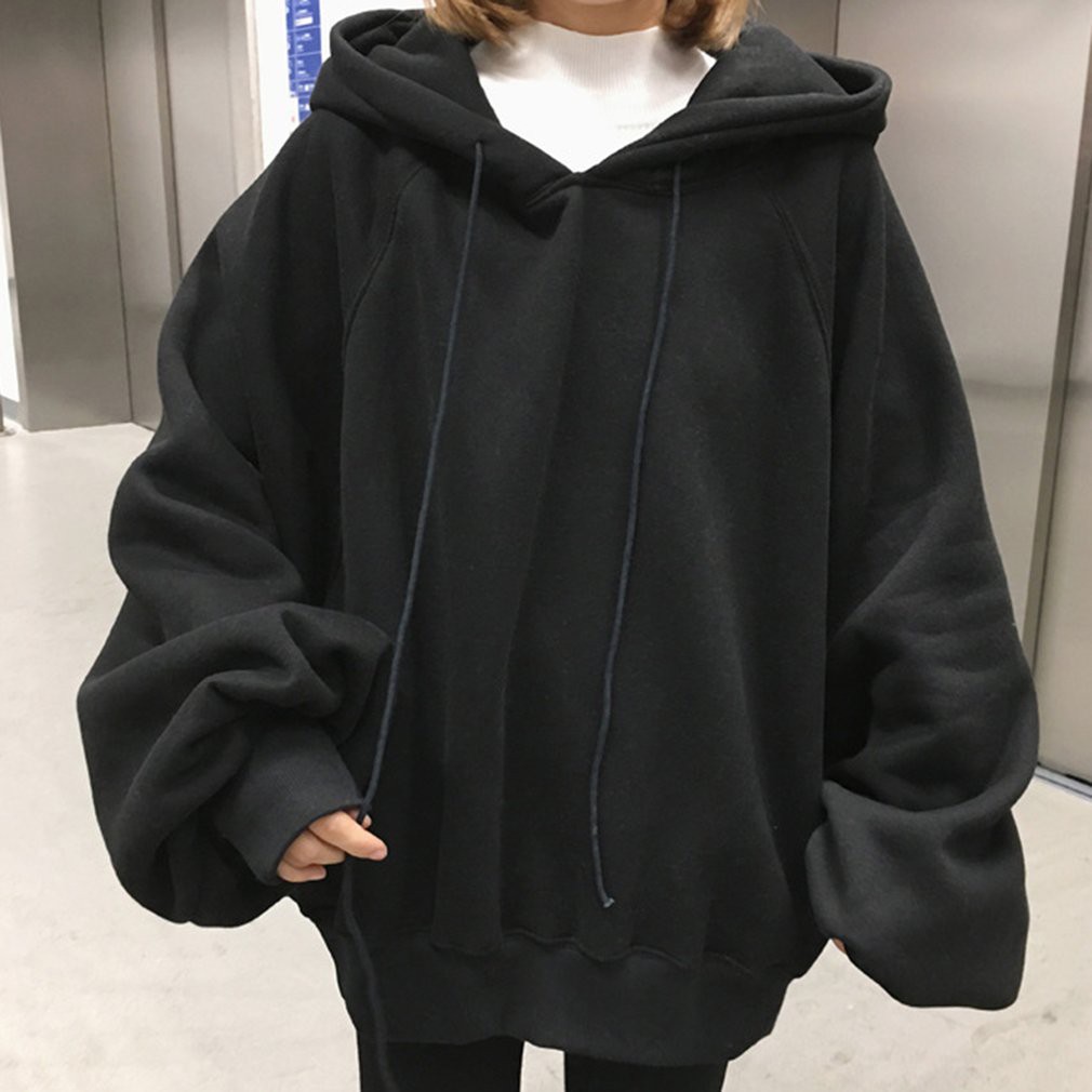 Áo hoodie nữ from rộng tay cánh dơi | BigBuy360 - bigbuy360.vn