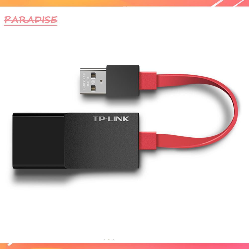 Paradise1 TP-Link TL-UF210 USB 2.0 to RJ45 Ethernet Network Card Lan Adapter Cable