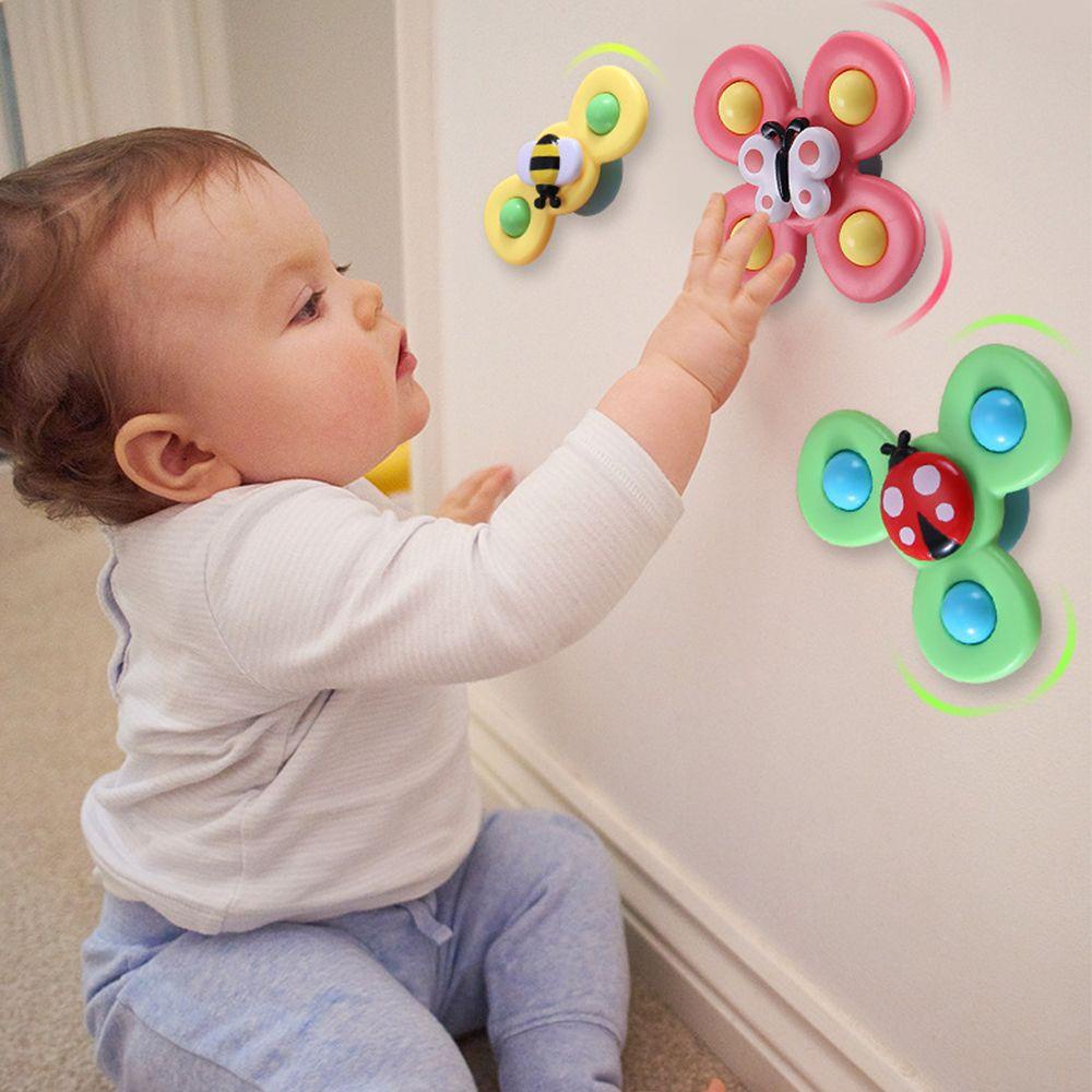 Con Quay Đồ Chơi Spinner HìNh Bọ RùA Có Âm Thanh, HọA TiếT HoạT HìNh Cho Bé