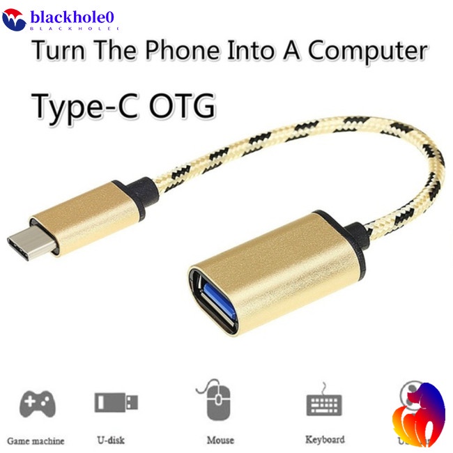 BH Type-C Interface Card Reader USB3.1 Mobile Phone Memory Card OTG Adapter USB 2.0 A Female to Type-C Male Cable