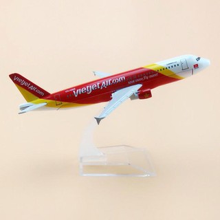 Mô hình máy bay Vietjet air 16cm