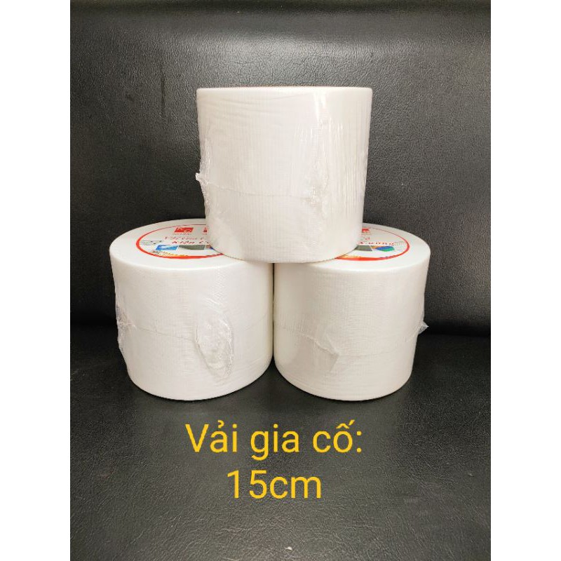 ☀️ Màng polyester phủ chống thấm.( Vải polyester, Vải gia Cố...) 15cm x100m_80g/m2