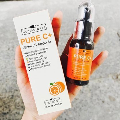 Tinh Chất Dưỡng Trắng Da Mờ Thâm MediskinbyC Pure C Vitamin C Ampoule