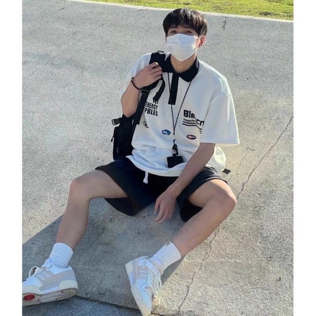 Áo Polo Blengcn unisex chất liệu cá sấu cao cấp, áo thun có cổ unisex trẻ trung cá tính phong cách Hàn Quốc