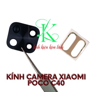 Kính camera XM poco c40 có sẵn keo dán ( Kính camera dành cho poco C40 )