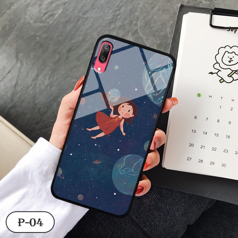 Ốp lưng kính Huawei Y7 Pro 2019- hình 3D