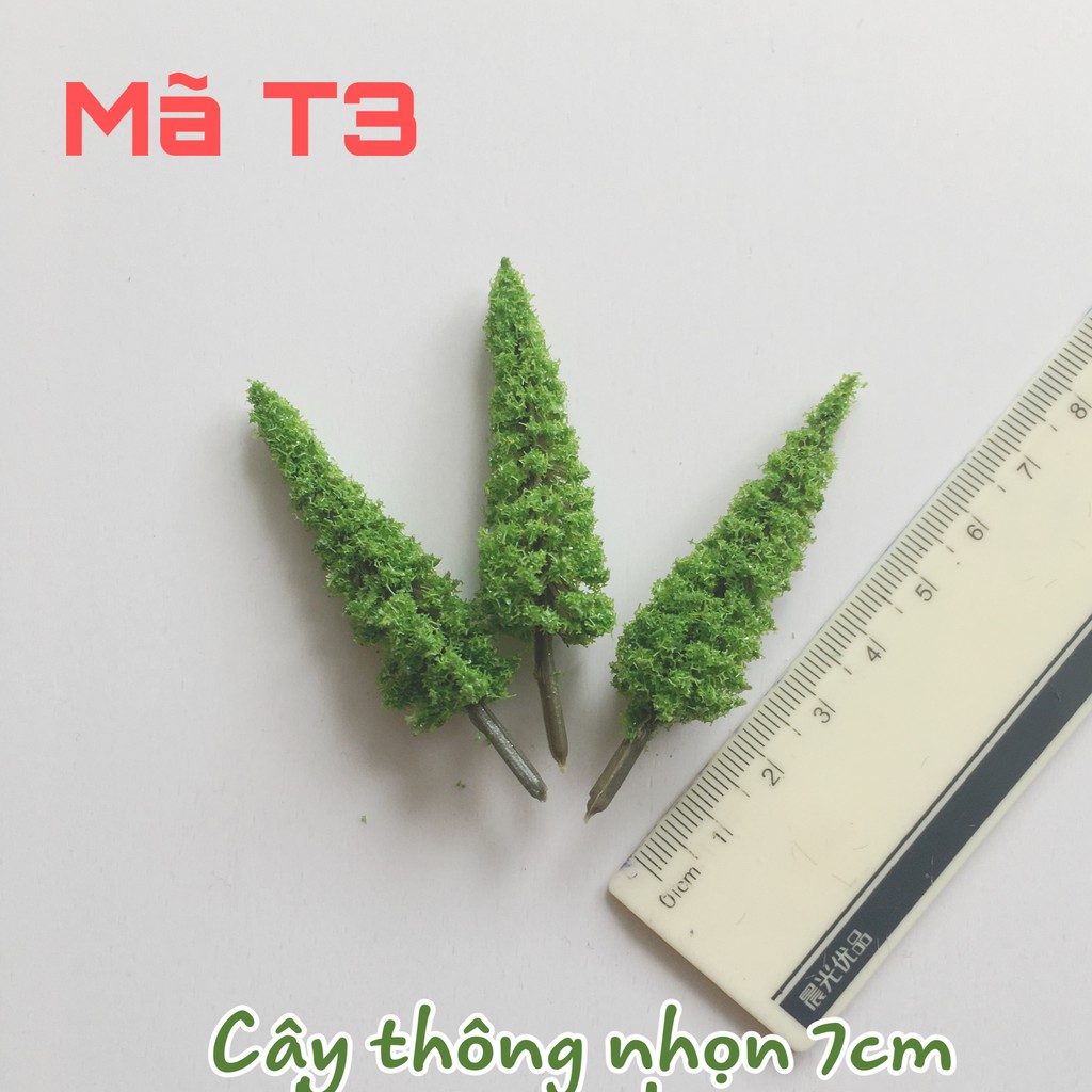 Cây thông mô hình 7cm Mã T3