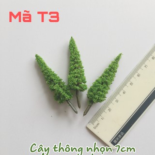 Cây thông mô hình 7cm mã t3