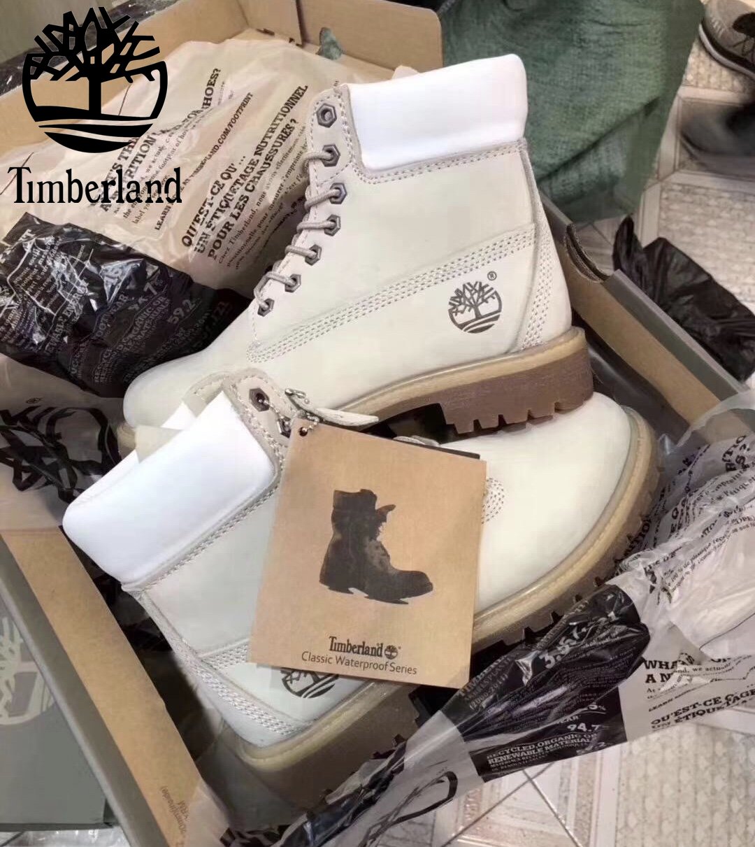 Timberland Giày Bốt Cổ Cao 2 Màu Chống Trượt Không Thấm Nước Size 36-39 Cho Nữ