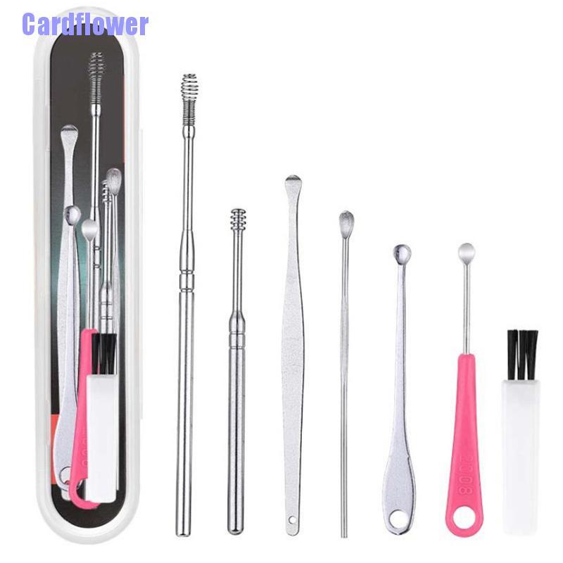 Bộ 7 Dụng Cụ Vệ Sinh Tai Bằng Hợp Kim Tiện Lợi