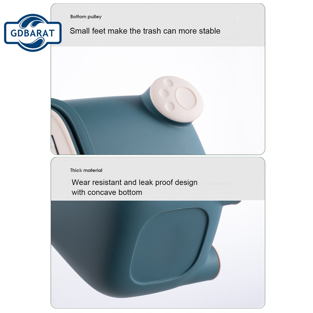 Thùng rác để bàn đa năng không mùi họa tiết mặt cười vui nhộn