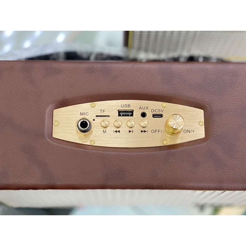 Loa Bluetooth Qixi SK-2025 Âm Thanh Hay Tích Hợp Cổng Micro 6.5 Karaoke Micro Không Dây BH 06 Tháng