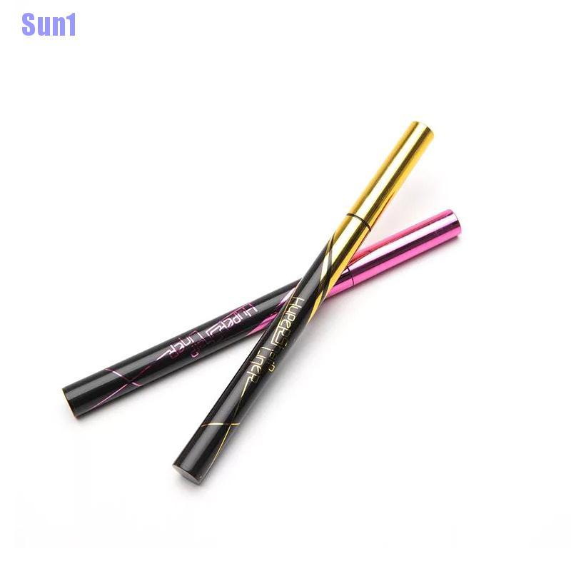 (Hàng Mới Về) Bút Kẻ Mắt Chống Nước Lâu Trôi Thiết Kế Vỏ Màu Vàng