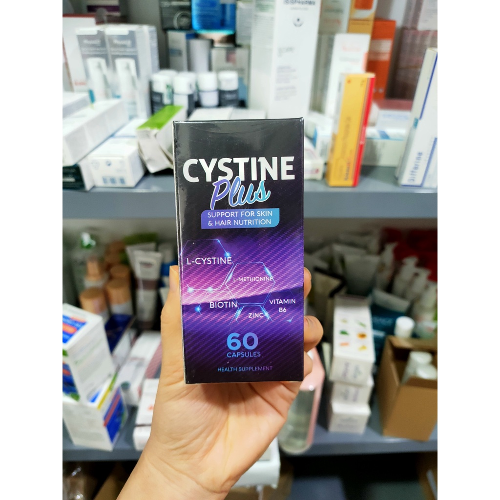 Cystine Plus 60v - Viên uống đẹp da, giảm mụn, dưỡng tóc khỏe đẹp