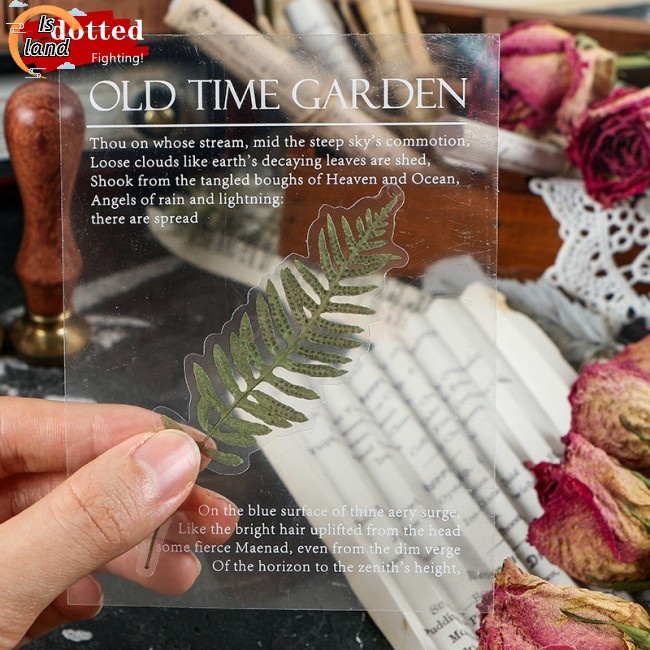 IS 40pcs/set butterfly flower feather mushroom PET sticker pack DIY bullet journal scrapbooking decorative waterproof