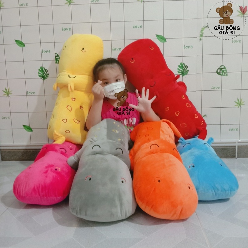 GẤU BÔNG HÀ MÃ SIZE 60CM ĐO LUÔN ĐUÔI NHIỀU MÀU CHO BÉ CHỌN