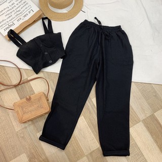 SET ÁO CROPTOP & QUẦN BAGGY - [ẢNH THẬT + HÀNG CÓ SẴN]