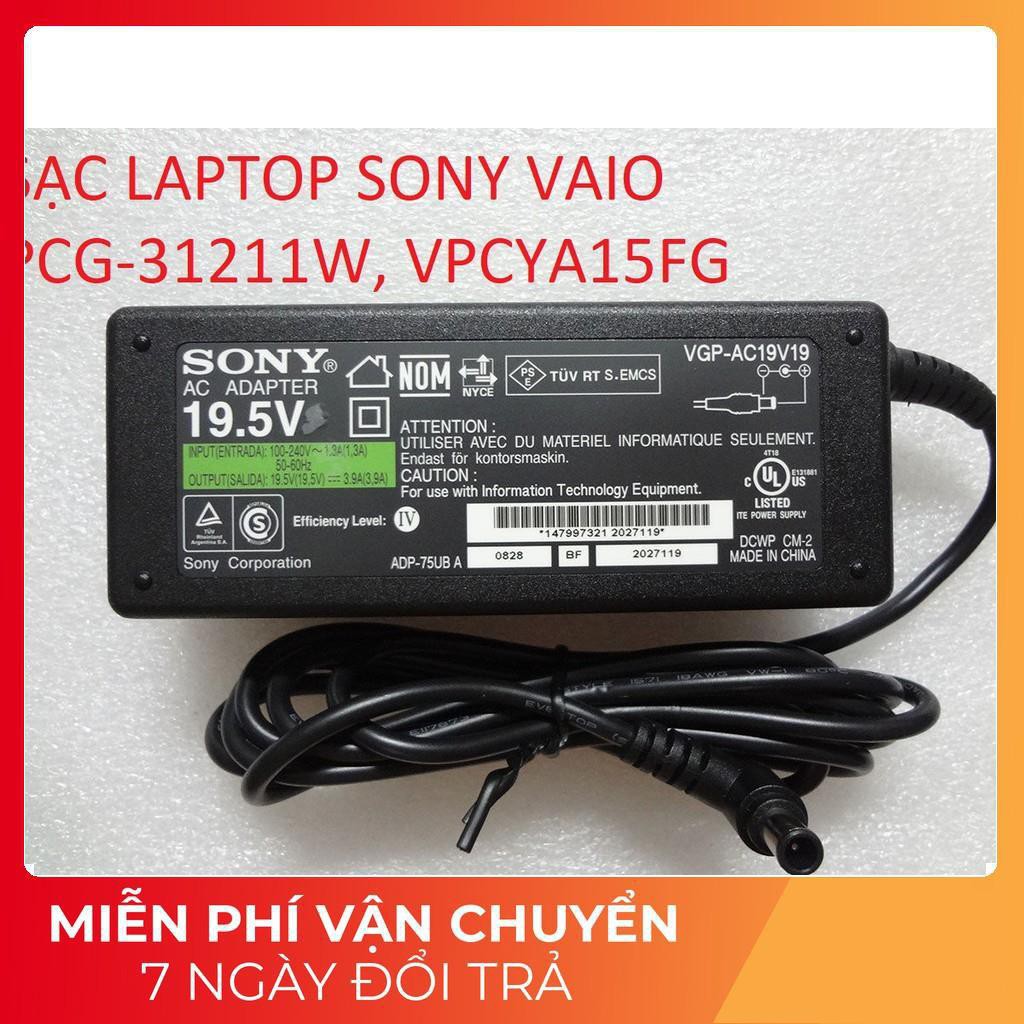 ⚡️[Sạc zin]SẠC LAPTOP SONY VAIO PCG-31211W, VPCYA15FG