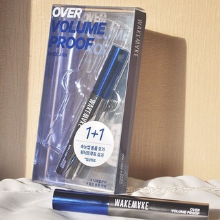 [ MUA 1 TẶNG 1 ] Mascara Làm Dày Mi Wakemake Over Volume Proof Mascara