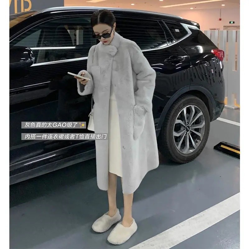 oder qua fb- Áo lông dáng dài. sẵn trắng size L