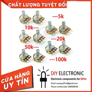 Chiết áp đơn từ 1k đến 100k ohm
