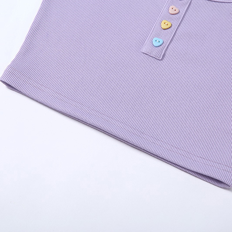 Áo Lửng Hai Dây Màu Tím Gợi Cảm Cho Nữ | BigBuy360 - bigbuy360.vn