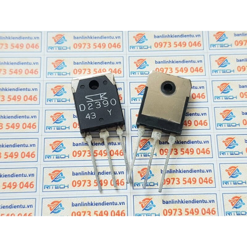[Combo 5 chiếc] D2390 2SD2390 Transistor Darlington NPN 150V 10A TO-3P chính hãng
