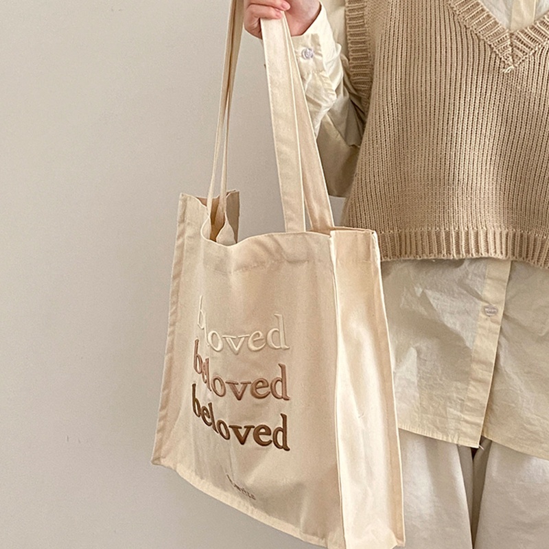 Túi Xách Vải Canvas Cỡ Lớn Tiện Dụng