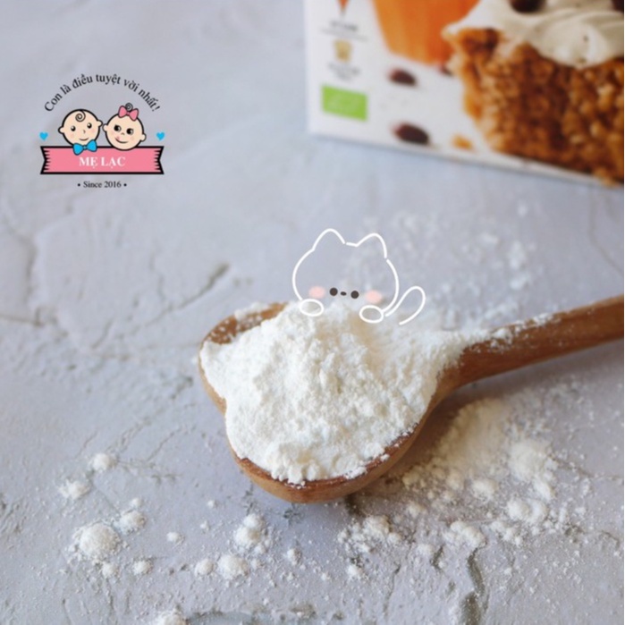 Tinh bột bắp hữu cơ Biovegan làm món phụ cho bé ăn dặm, hộp 250gr