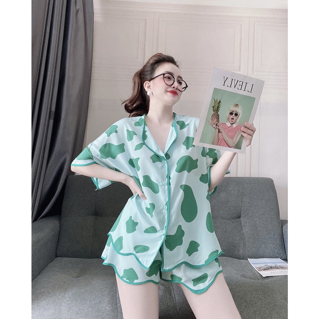 BIGSIZE Độ Mặc Nhà Pijama BÒ LỤA BIGSIZE Cao Cấp 50 <75Kg | BigBuy360 - bigbuy360.vn