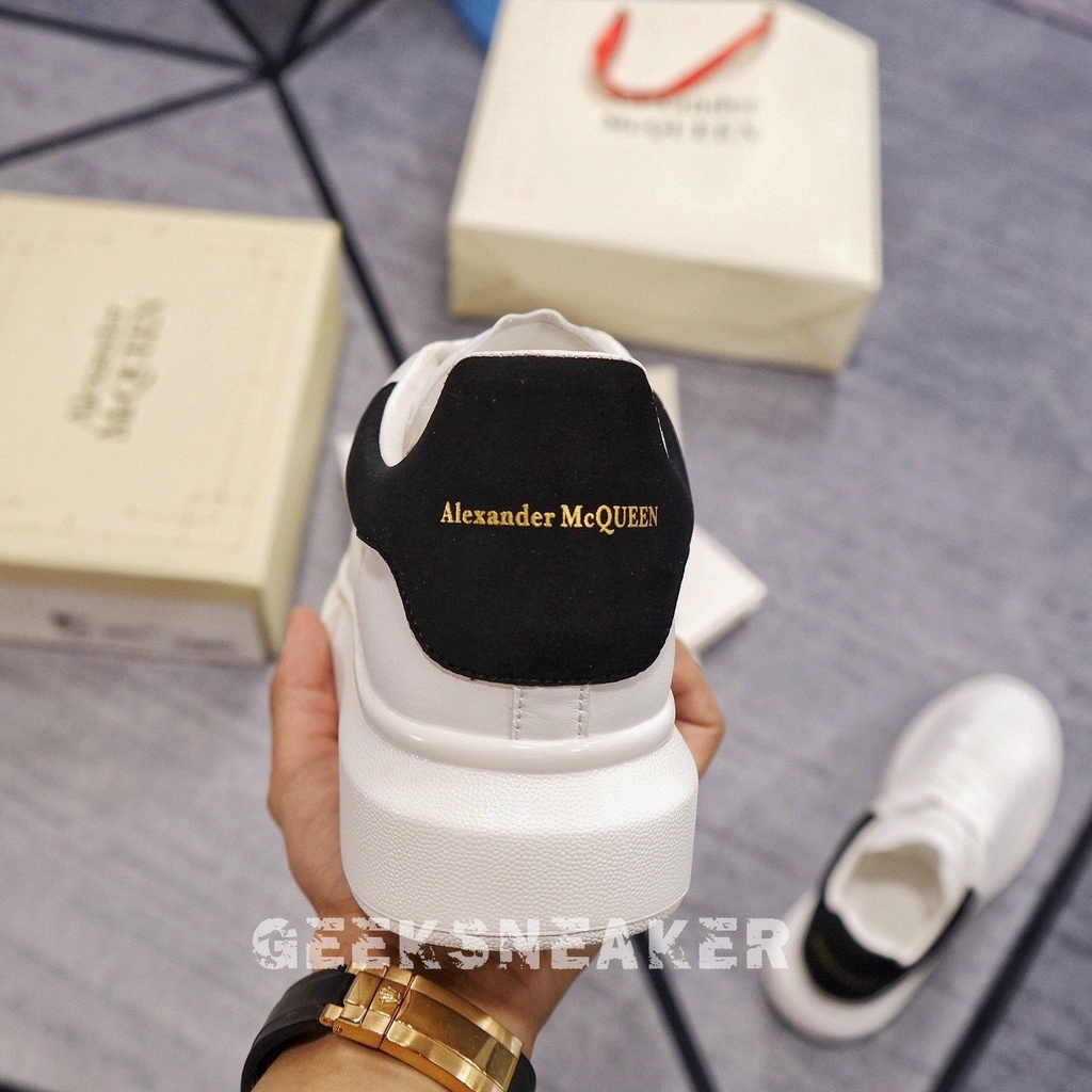 [GeekSneaker] Giày McQueen * Gót Nhung *  Full box + Phụ Kiện   Phiên Bản Tiêu Chuẩn “Mc Queen 2020”