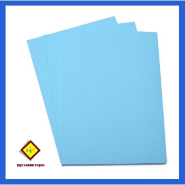 Bìa màu A4 Thái Lan 180gsm 100 tờ/xấp Giấy bìa cứng A4 đủ màu Xanh lá hồng vàng trắng xanh dương