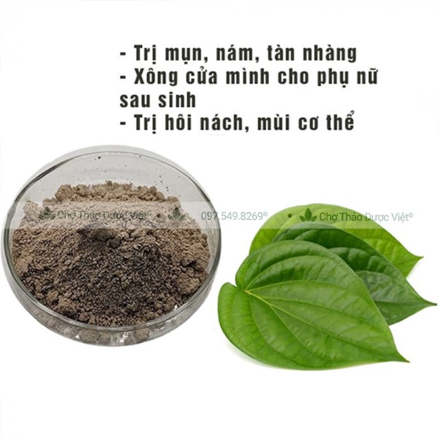 500g Bột Lá Trầu Không Nguyên Chất Nhà Làm