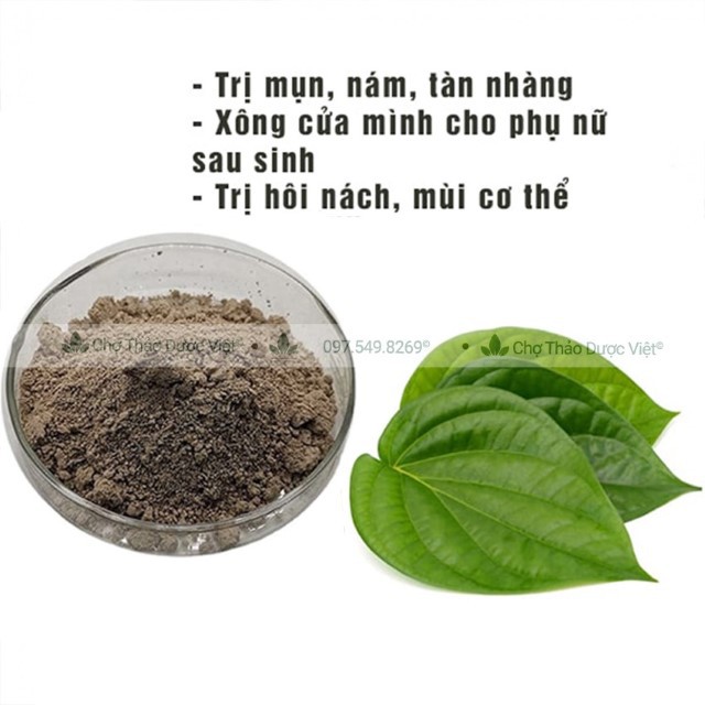 1kg Bột Lá Trầu Không Nguyên Chất Nhà Làm