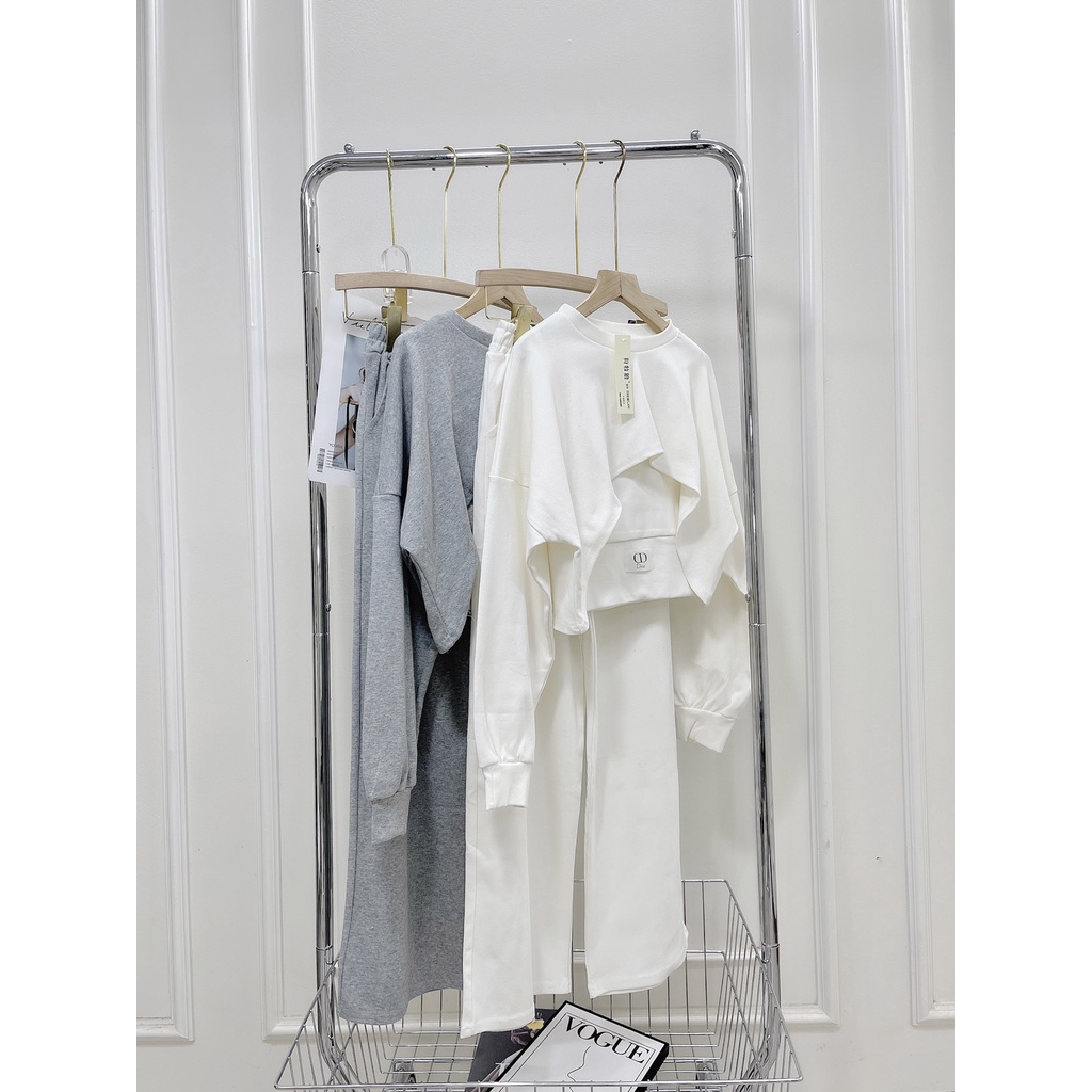 Set 3 món len tăm khoét ngực quần jogger siêu hot DN143