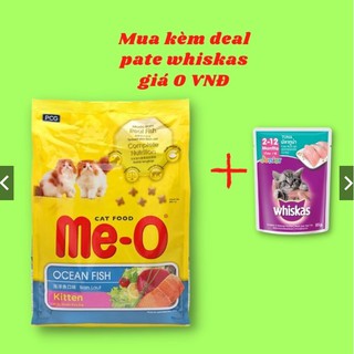 THỨC ĂN HẠT MÈO Me-O Kitten 1,1kg_Thức ăn dành riêng cho mèo con TẶNG PATE Whiskas