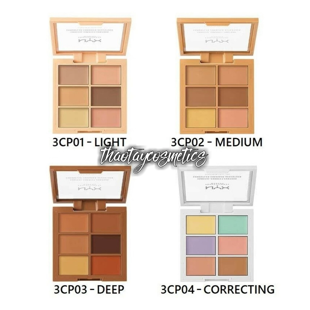 Bảng kem che khuyết điểm và tạo khối NYX Conceal Correct Contour Palette (1.5g) | WebRaoVat - webraovat.net.vn