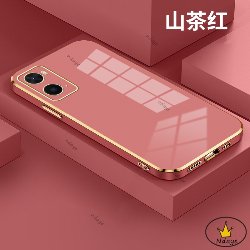 Ốp Lưng OPPO A76 A96 A74 A95 A55 Reno 7Z Ốp Điện Thoại Màu Trơn Hình Máy Ảnh Cho NDYZB