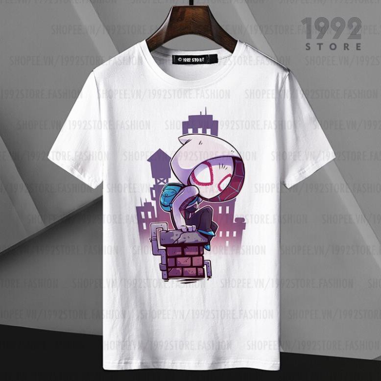 (SALE SỐC) Áo thun Marvel Heroes Chibi SPIDER GWEN ngắn tay độc đẹp