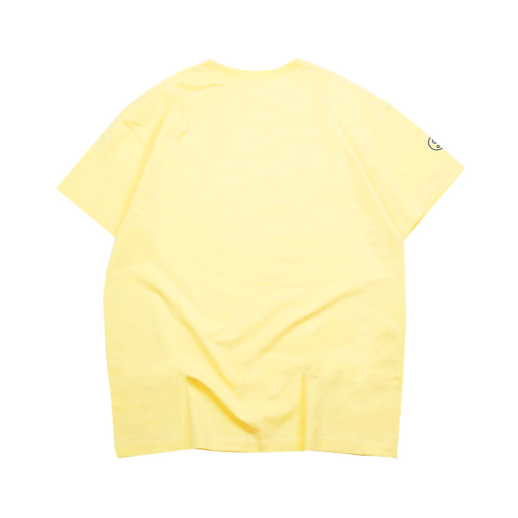 [Hình thật/Có sẵn] DKMV Áo thun màu vàng form rộng | DKMV Yellow Logo Tee