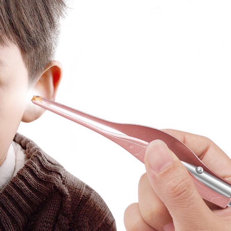 Bộ dụng cụ lấy ráy tai có sẵn đèn tiện ích an toàn