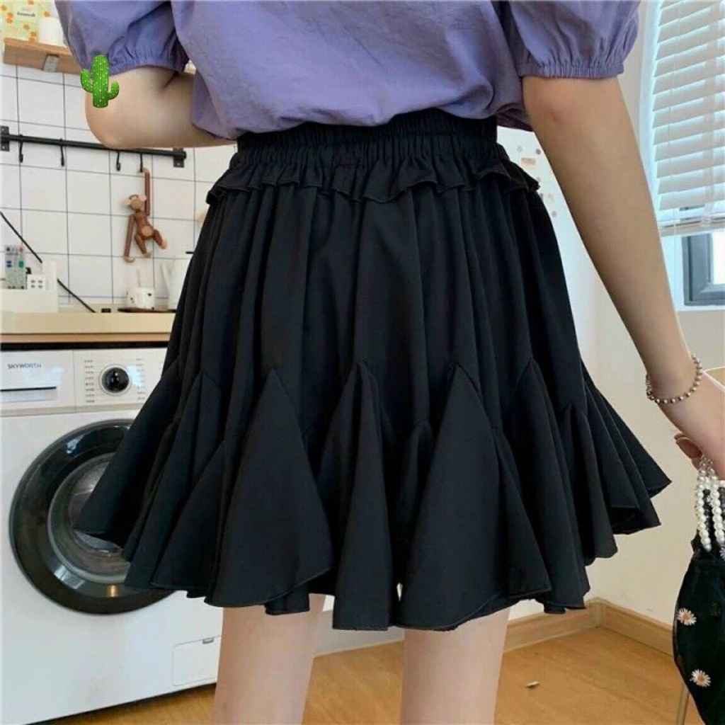 chân váy ngắn dập xếp ly kiểu đẹp lạ p