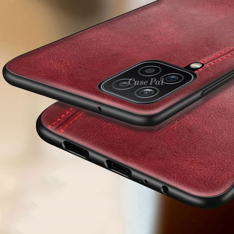 Ốp điện thoại da cao cấp phong cách cổ điển cho Samsung Galaxy A12 | BigBuy360 - bigbuy360.vn