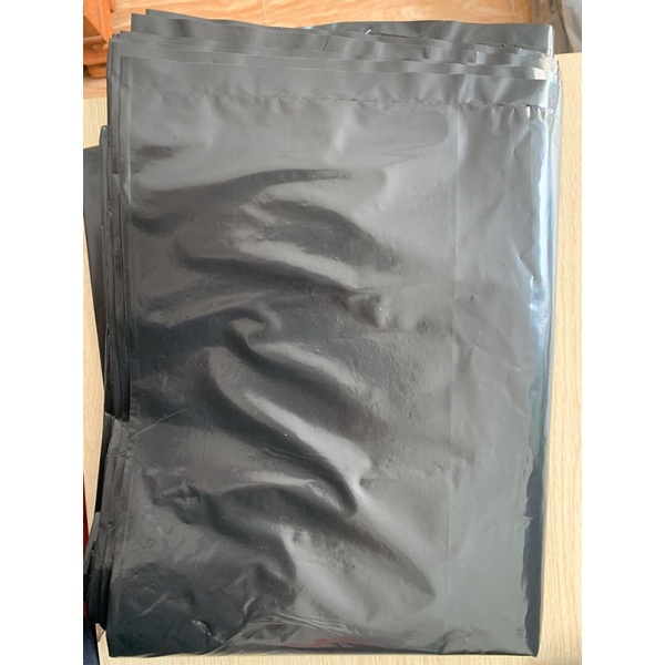 1kg Túi Nilon 2 quai đen loại dày, bóng đẹp