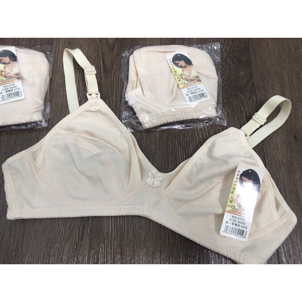 Áo ngực bầu, cho con bú không đệm không gọng