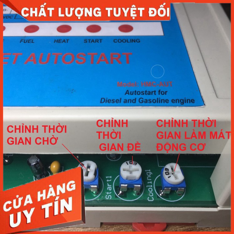 Bộ mạch để nổ máy phát điện tự động