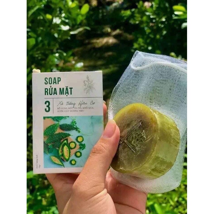 Soáp Rửa Mặt Lim -100% Thiên Nhiên ,Làm Sạch Sáng Da Ngăn Ngừa Mụn ,Không Gây Kích Ứng