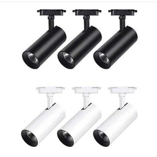 Combo 3 đèn rọi ray 20W+ 1 ray 1 mét dùng cho trưng bày sản phẩm, chiếu rọi tranh