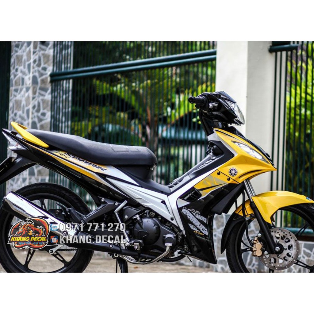 Tem rời Exciter 135 spark thái vàng đen