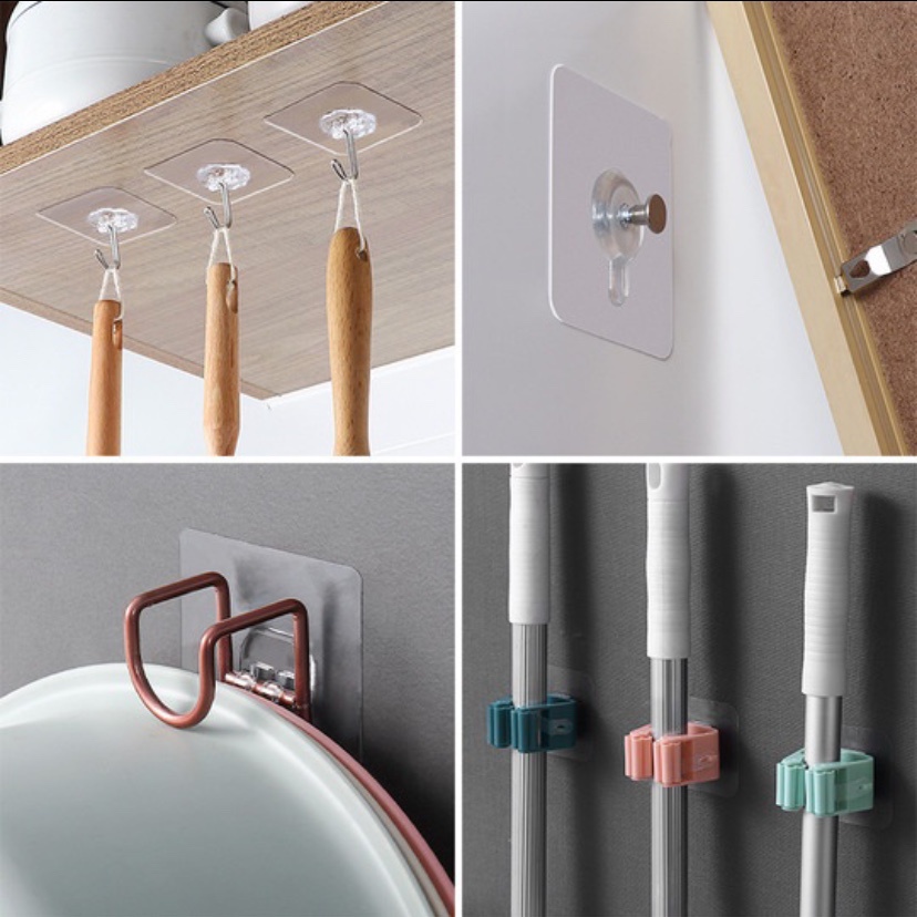 Miếng Dán Tường Dự Phòng dán cường lực chắc chắn, Móc Treo Đa Năng M230